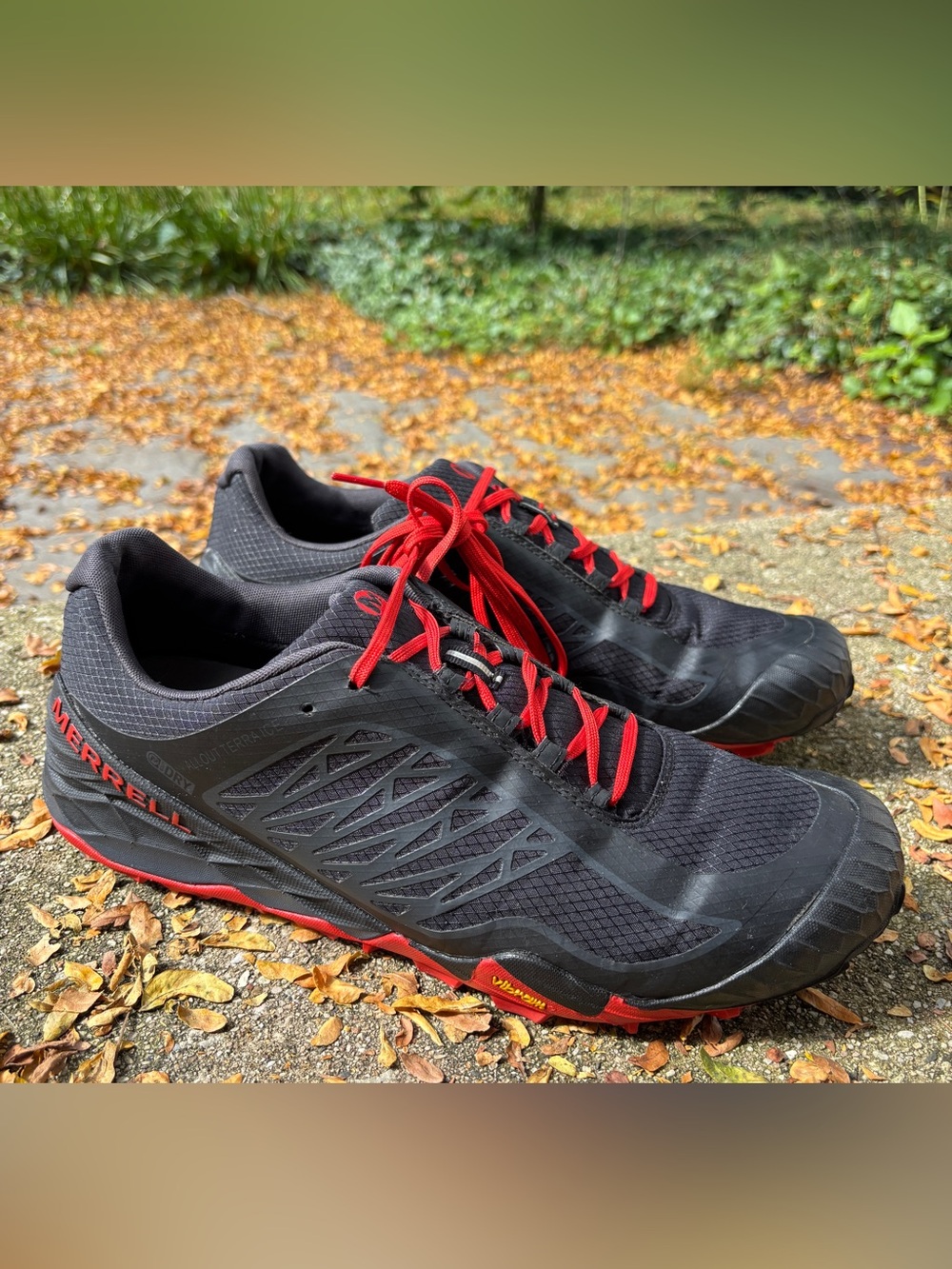 MERRELL All Out Terra Ice Waterproof Studded Trail Running Shoes Men’s 11.5